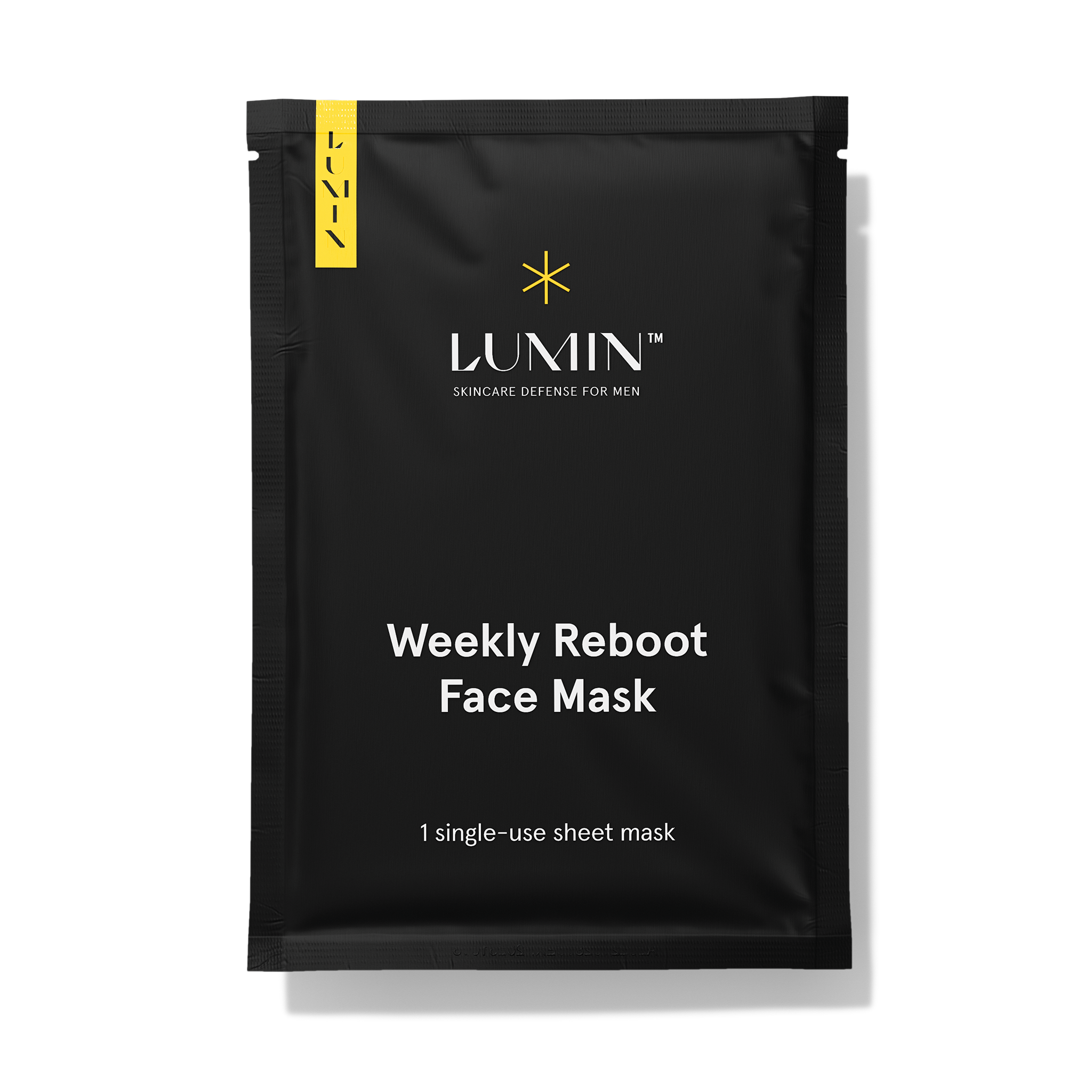 Weekly Reboot Face Mask Hydrating Sheet Mask for Men Lumin