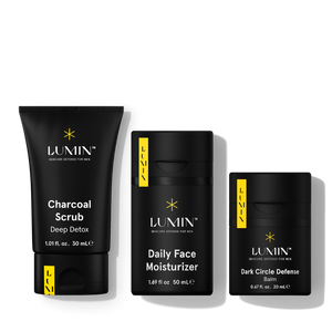 Trío facial: Exfoliante + Hidratante + Bálsamo de ojos (Correction Trio)